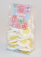 stekta &auml;gg haribo