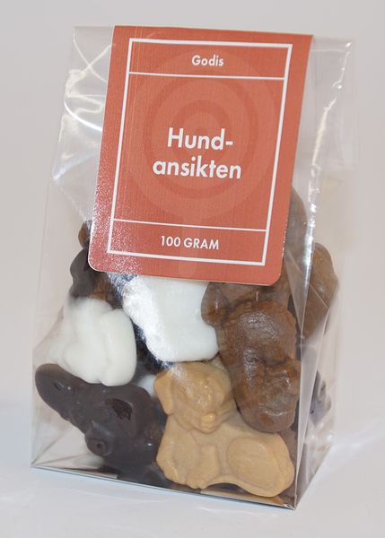 Hundtassar fp i st&aring;p&aring;se 100g Dog paws in stand-up pouch 100g