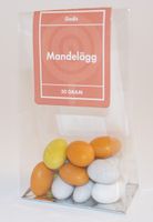 Produktbild för Ägg krokant randiga12g fp