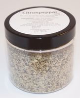 Produktbild för Citronpeppar fp i petburk med svart lock