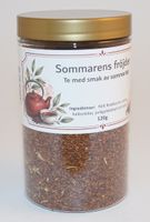 Sommarens fr&ouml;jder r&ouml;tt te i PET-burk 120g
