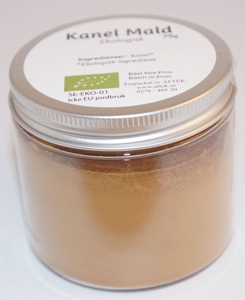 Produktbild f&ouml;r Kanel mald EKO fp i petburk Produktbild f&ouml;r Cinnamon ground BIO  in pet jar