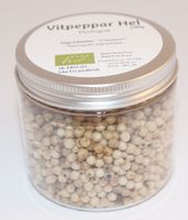 Produktbild för Vitpeppar hel EKO fp i petburk