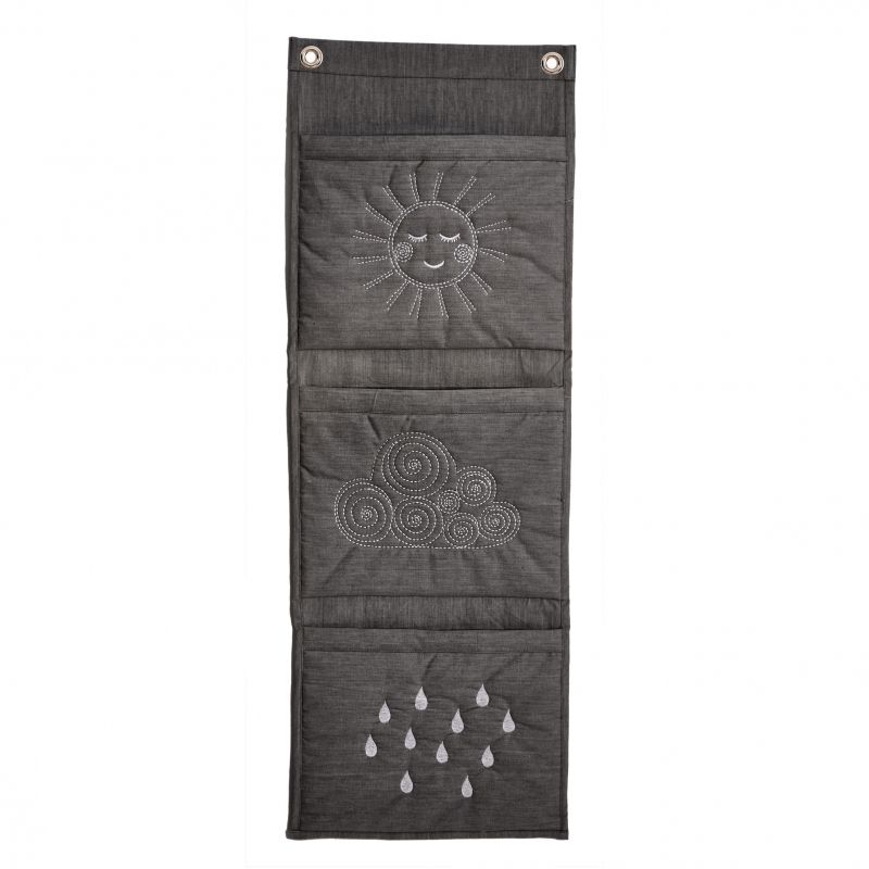 Wall Pockets - Lodrät Anthracite