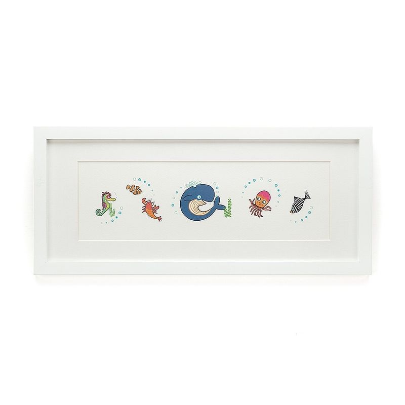 Sea Tails Framed Print