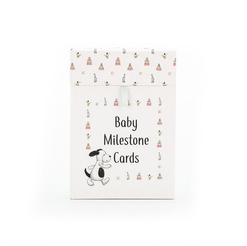 Bashful Puppy Milestone Cards