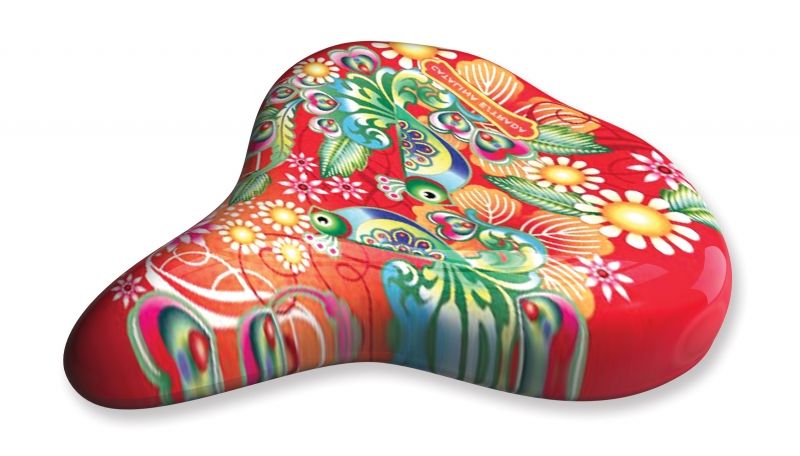  Liix Saddle Cover Catalina Estrada Collage Red