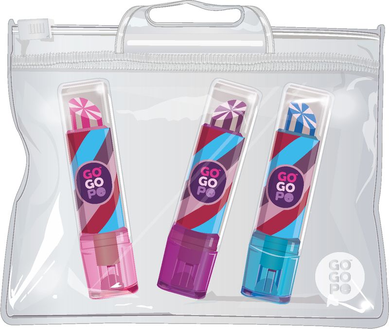 GoGoPo Lipstick Eraser 3pk
