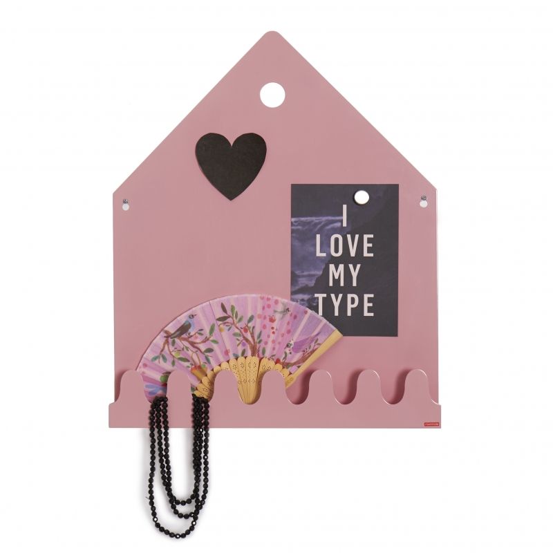 Village Magnetic board Pastel rose