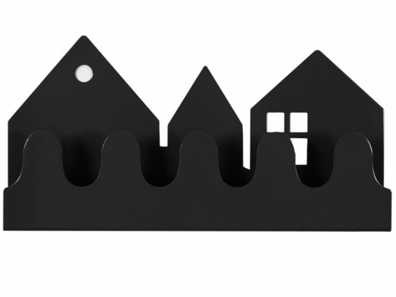 Villa Coat Rack - black 