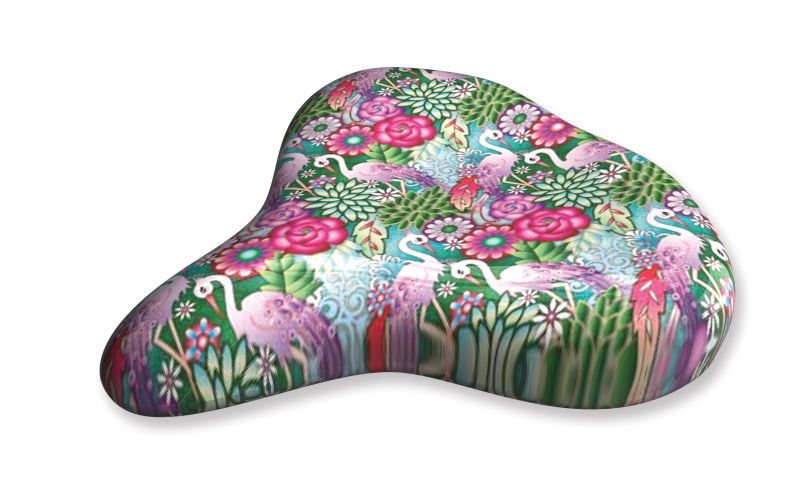 Liix Saddle Cover Catalina Estrada Flowers & Flamingos