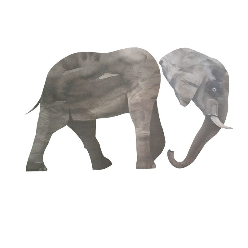 Väggdekal Elefant
