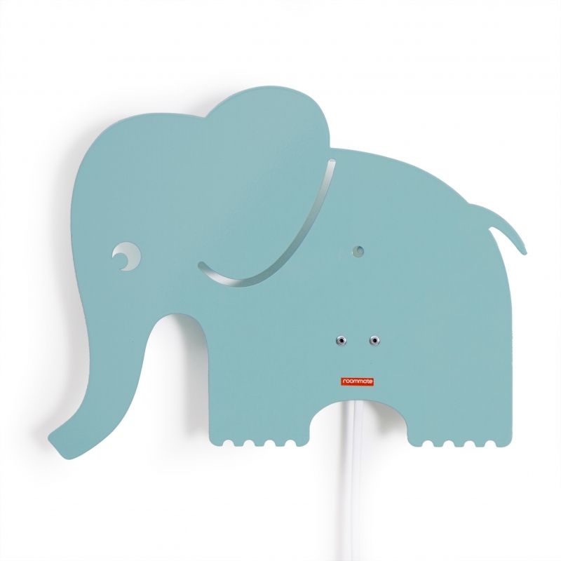 Elephant lamp Pastel Blue