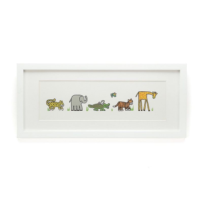 Jungly Tails Framed Print