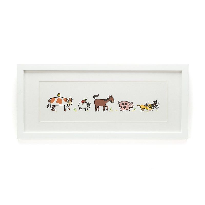 Farm Tails Framed Print