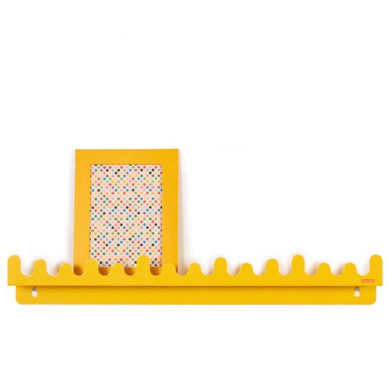Doodle Drop Picture shelf Yellow