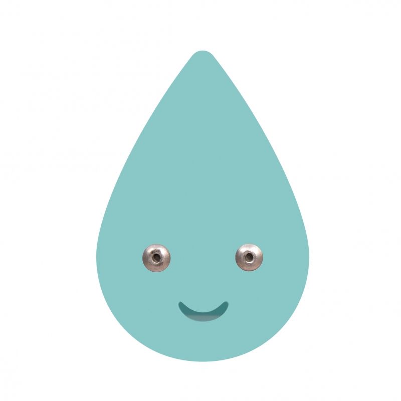 Drop Hook Pastel blue