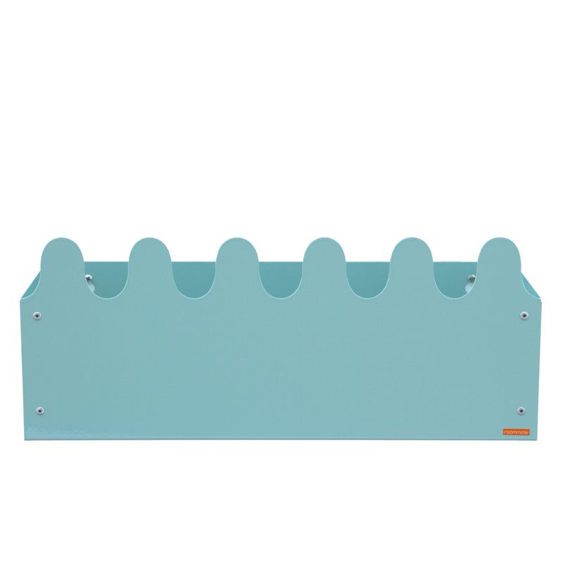 Sinus Box & Coat rack Pastel Blue/green