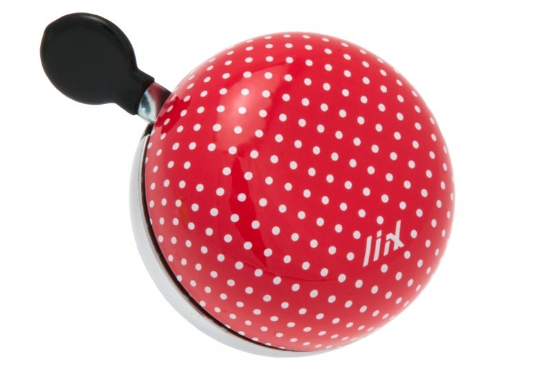 Liix Mini Ding Dong Bell Polka Dots Red