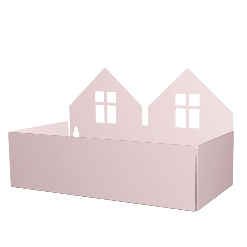 Twin house box, rose