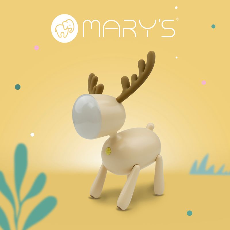 Mary's LED Night Lamp Beige Deer