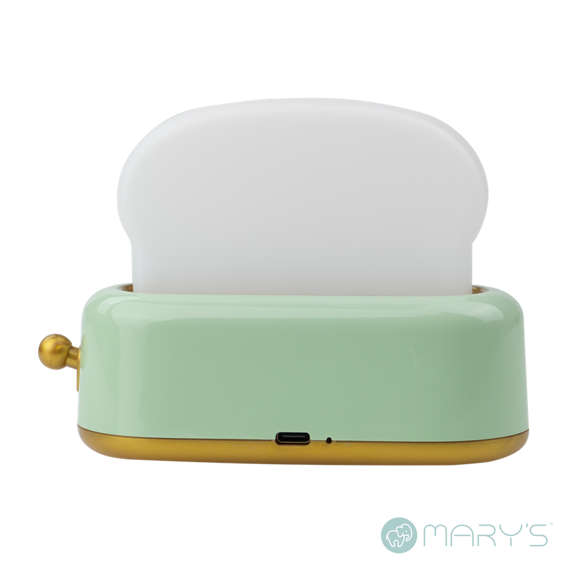 Mary's LED Night Lamp Toaster Green