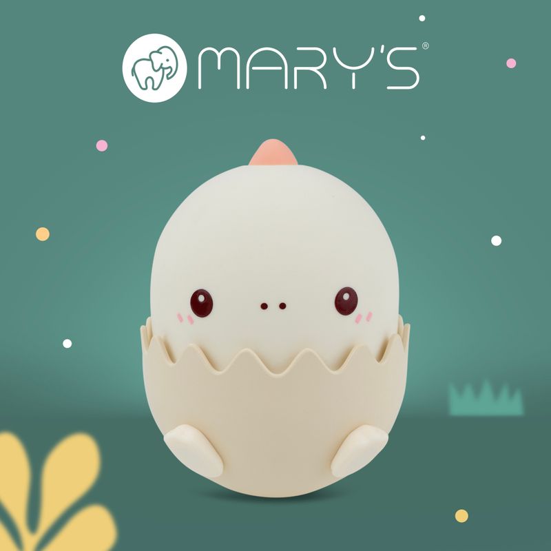 Mary's LED Night Light Baby Dino - Pink