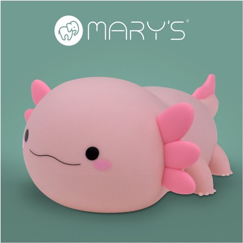 Mary's LED Night Lamp Axolotl - Rosa