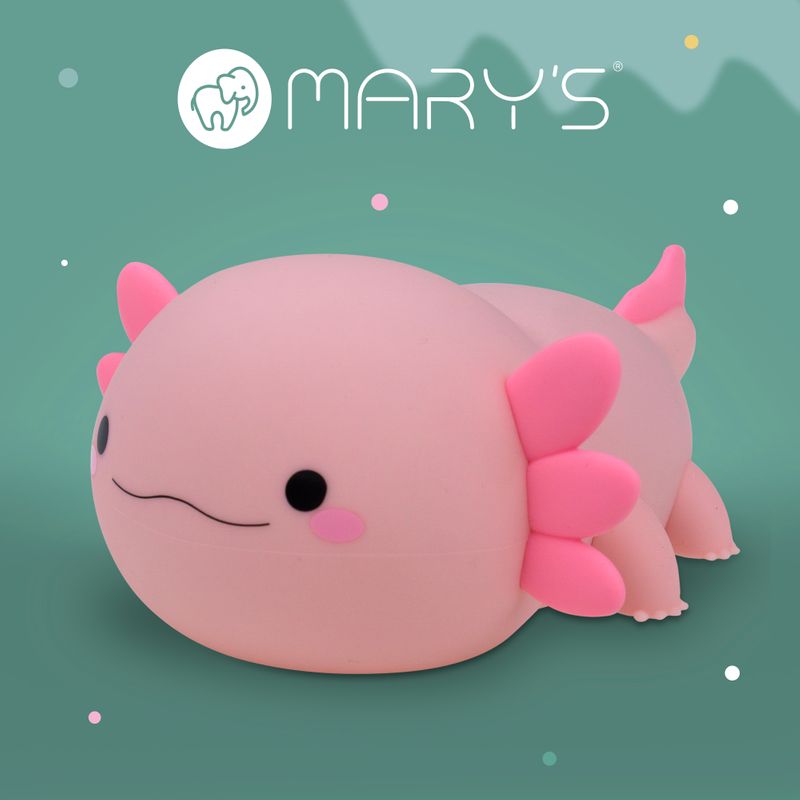 Mary's LED Night Lamp Axolotl - Rosa