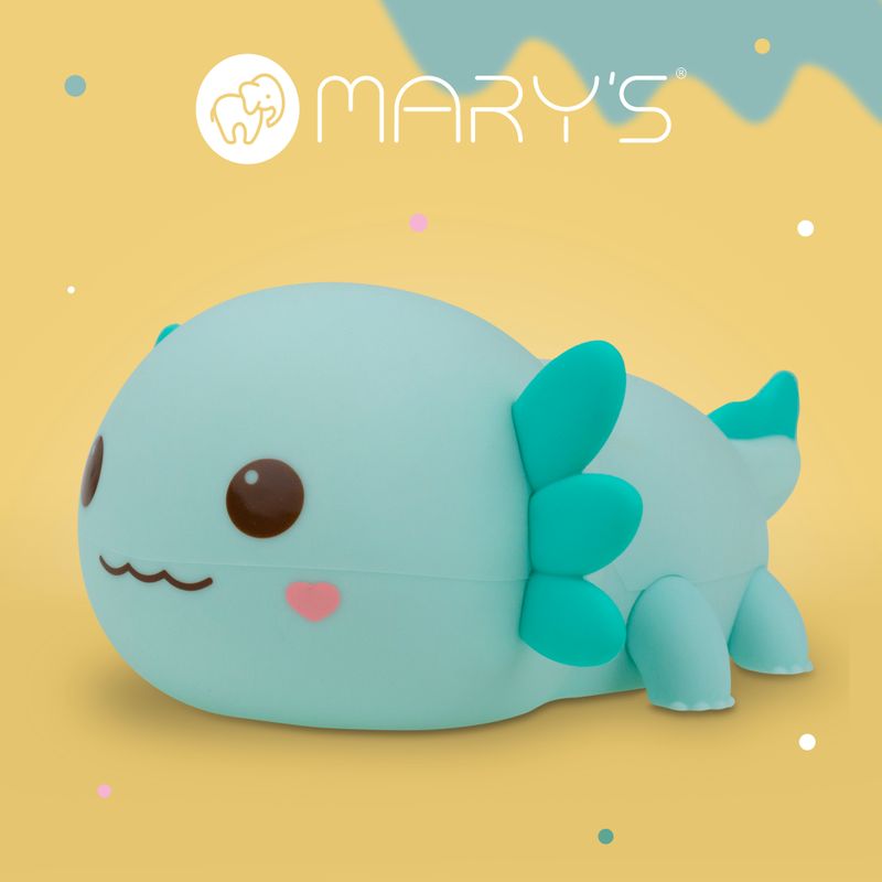 Mary's LED Night Lamp Axolotl - Blue