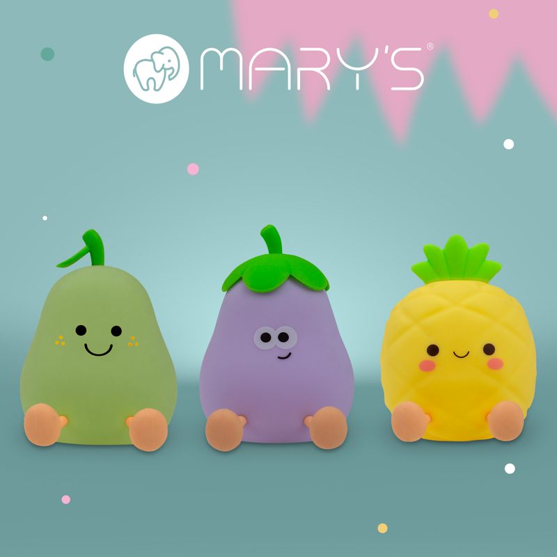 Mary's RGB LED Night Lamp Fruit Crew Set