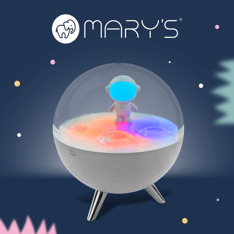 Mary's Night Lamp LED RGB Moon White