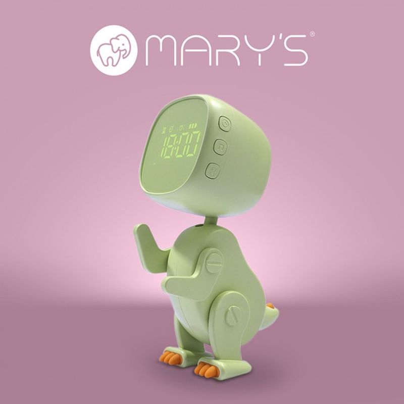 Mary's Alarm Clock Robo Dino Green
