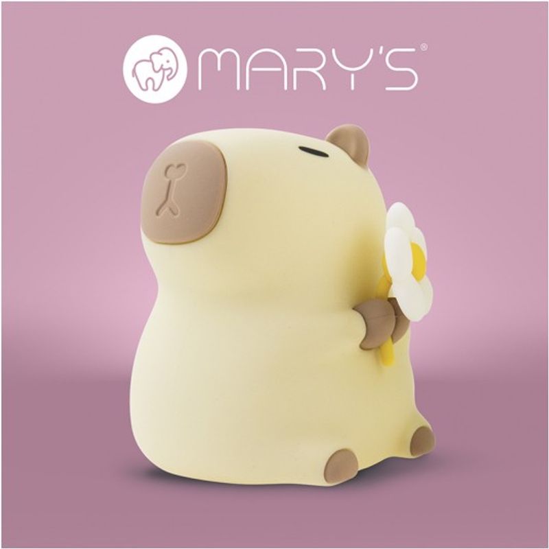 Mary's LED Night Lamp Capybara Florist RGB