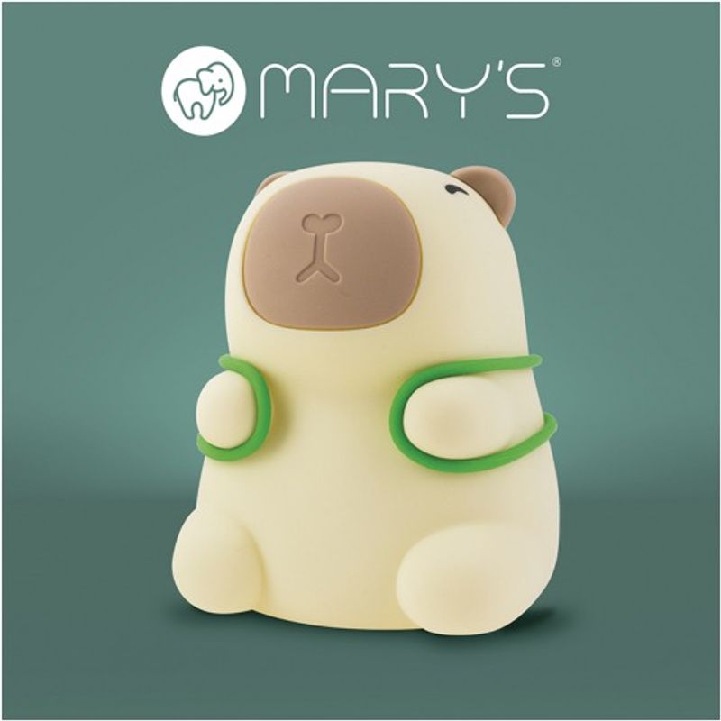 Mary's LED Night Lamp Capybara Tourist RGB