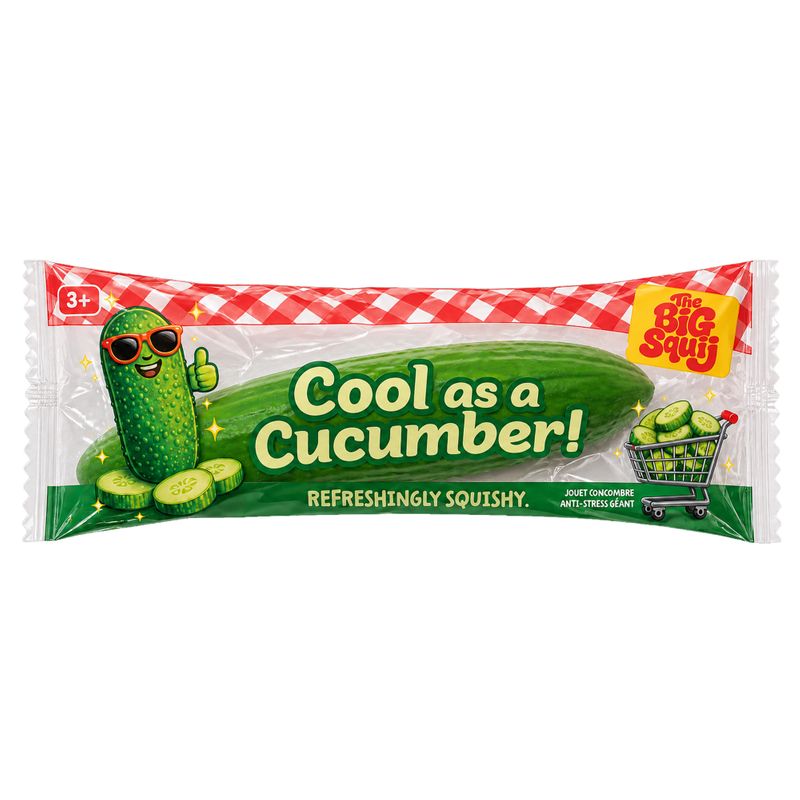 The Big Squij, Cucumber Slow-Rise Squishy Toy