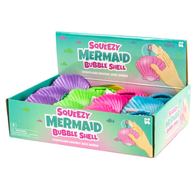 Squishy Mermaid Bubble Shells