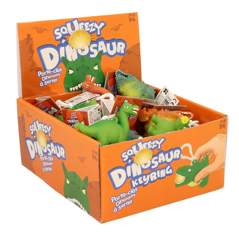 Squeezy Dino Keyrings