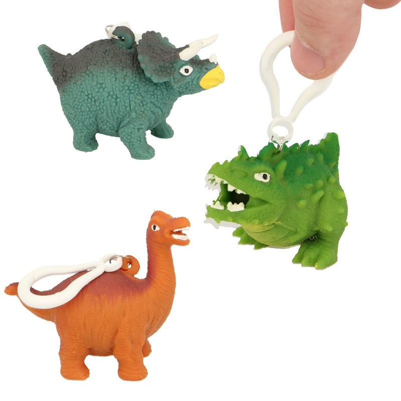 Squeezy Dino Keyrings