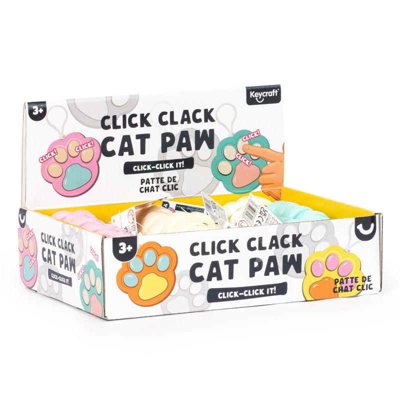 Click Clack Cat Paw Fidget Toy