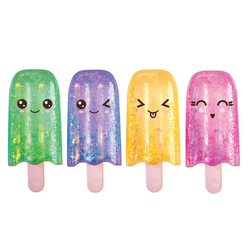 Squishy Glitter Pops Sensory Toy