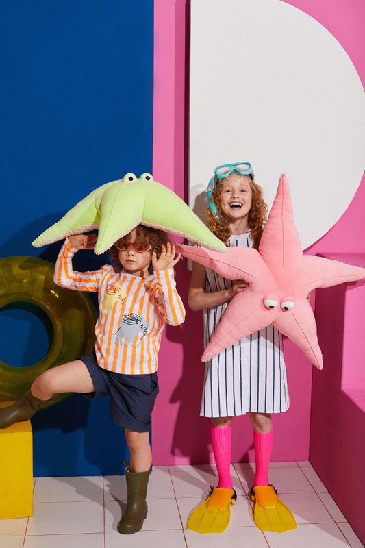 Plush Toy, Pink Sea Star 80 cm