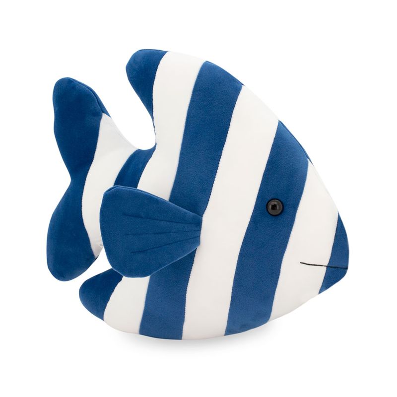 Plush toy, Striped Fish - Blue