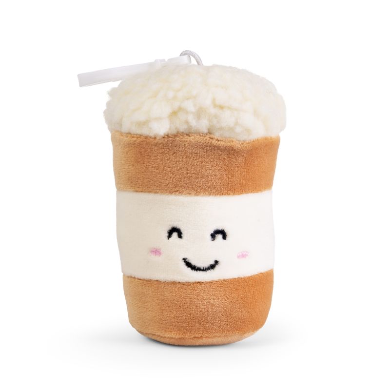 LITTLE Living Nature Clips Coffee Shop Plush Keyrings