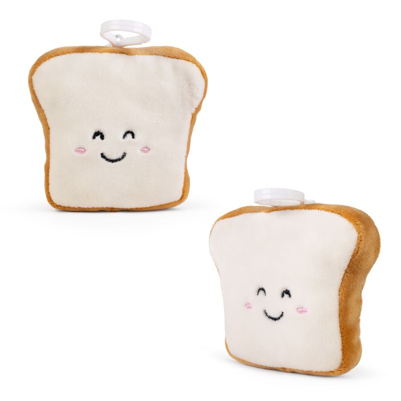 LITTLE Living Nature Clips Coffee Shop Plush Keyrings