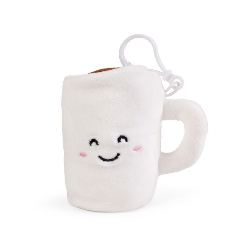 LITTLE Living Nature Clips Coffee Shop Plush Keyrings