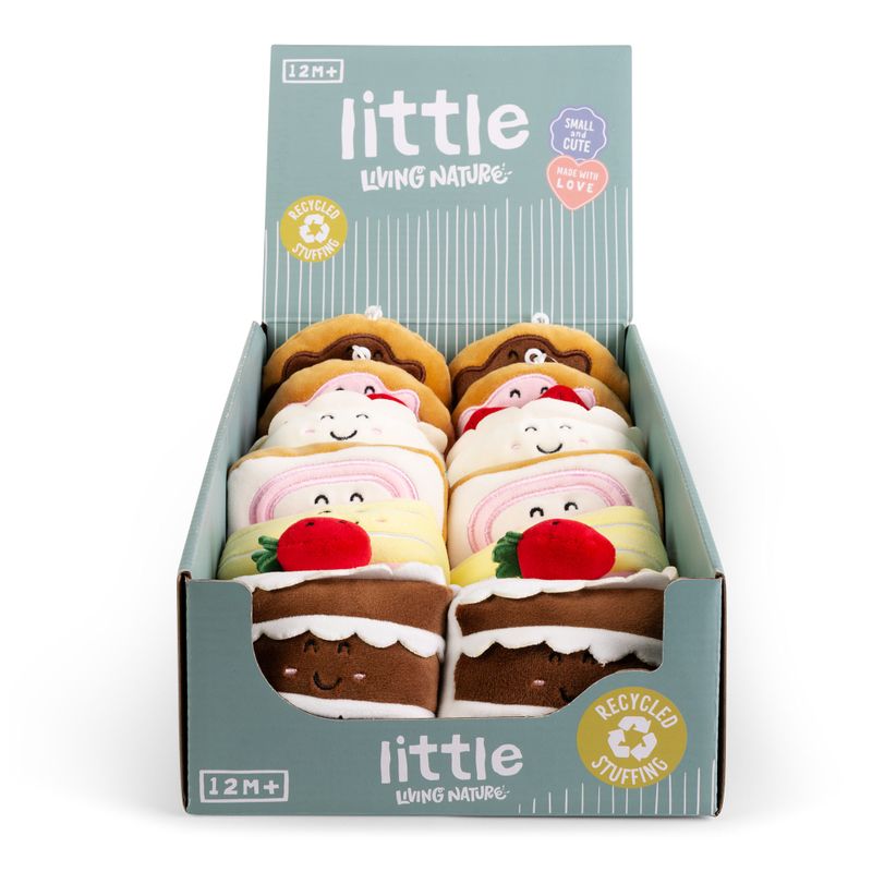 LITTLE Living Nature Clips Dessert Plush Keyrings