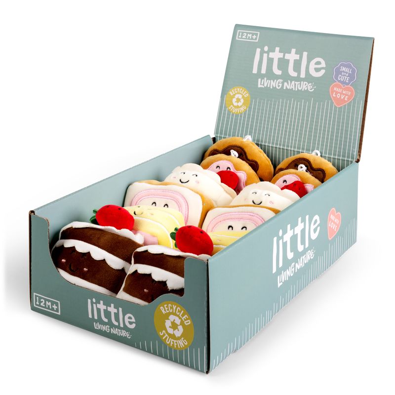 LITTLE Living Nature Clips Dessert Plush Keyrings