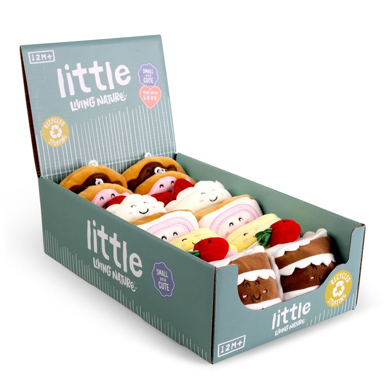 LITTLE Living Nature Clips Dessert Plush Keyrings