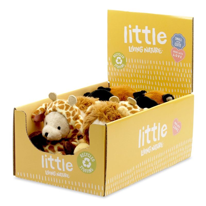 Little Living Nature Play Safari Animal Plush